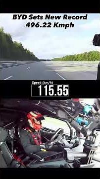 BYD fastest in the world at 496.22 Kmph
