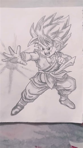 Goku Drawing #rap #music #anime #drawing