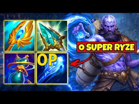 The new Hyper Ryze from Season 16 with full mana is way too OP.