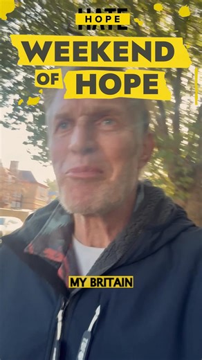 The legend Jason Flemyng, who starred in ITV’s The Walk-In inspired by HOPE not hate’s true story, is backing the Weekend of HOPE. 💛 On 18–19 October, people across the UK will show that our communities are stronger together. Hate is loud, but we’ll be louder. Find out how to take part 👇 | HOPE not hate