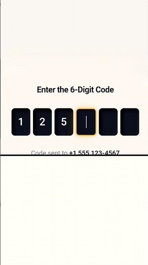 How to Build a Modern 6-Digit OTP Input with HTML & CSS 🔥