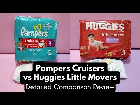 Pampers Cruisers vs Huggies Little Movers Comparison Review