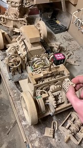 Working Car Model Made Of Wood | Amazing Videos