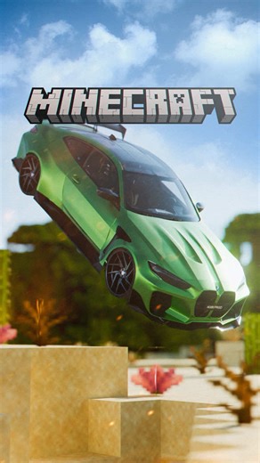 Building a BMW M4 in Minecraft