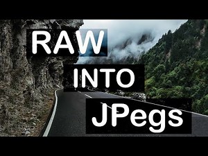 How To Convert Multiple RAW Images Into Jpegs In Photoshop