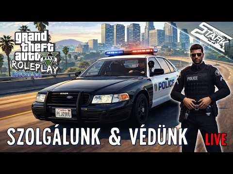 Szolgálunk & Védünk! - GTA 5 RolePlay #48 - Stark Galaxy2.0