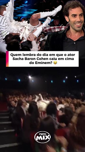 Sacha Baron Cohen e Eminem: O Climão do VMA 2009