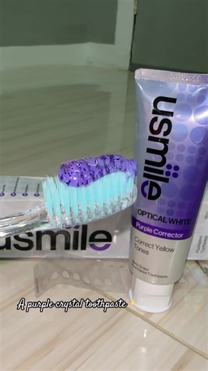 Usmile Purple Toothpaste: Say Goodbye to Yellow Teeth!