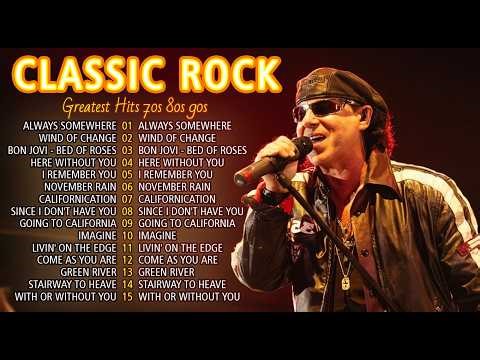 Scorpions, Guns N' Roses, Aerosmith, Led Zeppelin, Bon Jovi - Best Slow Rock Ballads 70s 80s 90s