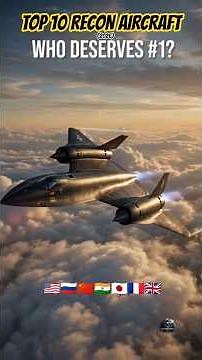 Top 10 Military Reconnaissance Aircraft in the World (2026) | Global Surveillance Ranking #shorts