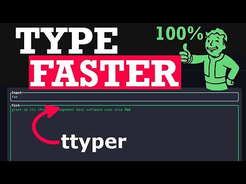 Install TTYPER on Linux to BOOST your Typing Skills & Speed