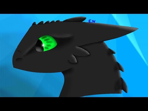 Quick lil' Toothless speedpaint