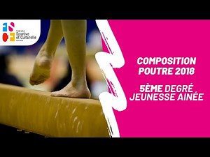 FSCF Poutre 2018 Jeunesses Aînées 5ème degré