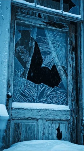 Snow Covered Abandoned Town in Alaska