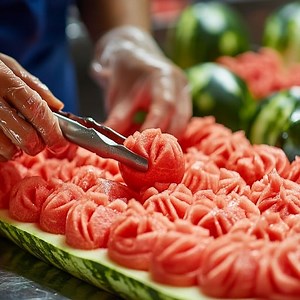 1M views · 17K reactions | Creative Carving, Art Inspiration, Carving Techniques, Artistic Carving, Sculpture Artist, Handcrafted Art, Artistic Expression, Wood Carving, Carving Artistry, DIY Carving #carvingart #DIYCarving #ArtisticCarving #CarvingTechniques #artinspiration #CreativeCarving #sculptureartist #HandcraftedArt #ArtisticExpression #woodcarvingartist | Chef Rahul Pandey Art | Facebook