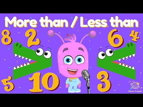 More Than Less Than Crocodiles | Sing Along Song