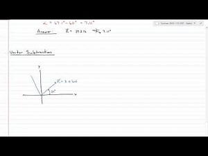 Vectors: Triangle Rule
