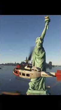 Lady Liberty #helicopter