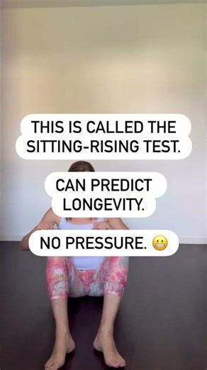 Can You Pass the Sit-Rise Test? Longevity in 10 Seconds 🧘‍♀️