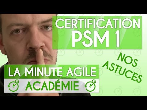 Certification scrum master PSM1 - La Minute Agile Scrum Académie