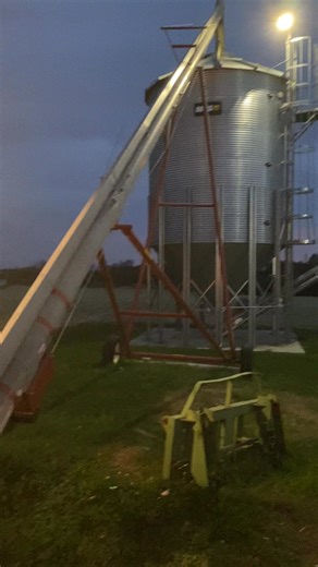 1.7K views · 13 reactions | #load no. 1 of double crop #Soybeans going up and over to be stored in the dryer bin. This load averaged around 48 bpa which is my second best since I took over in 2010 . I just wish inputs were as cheap today as they were then 廊. Still very #blessedandgrateful to the #good Lord for 2025 working out as well as it did for us. | Manor Hill Farms LLC | Facebook