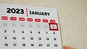 Close-up Beautiful January 2023 Wall Calendar Stock Footage Video (100% Royalty-free) 1096602033 | Shutterstock