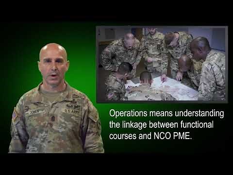 NCO Common Core Competency - Operations