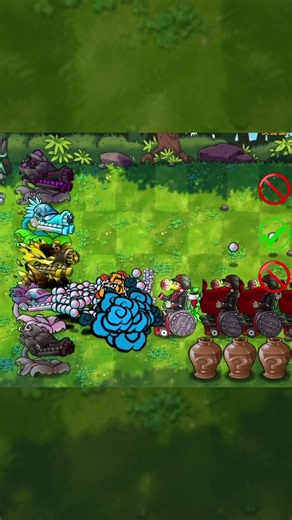 PvZ 1 Fusion - Turret Gatling Pea Vs Vase Breaker Zombie Teams - P14 #pvz #pvzfusion