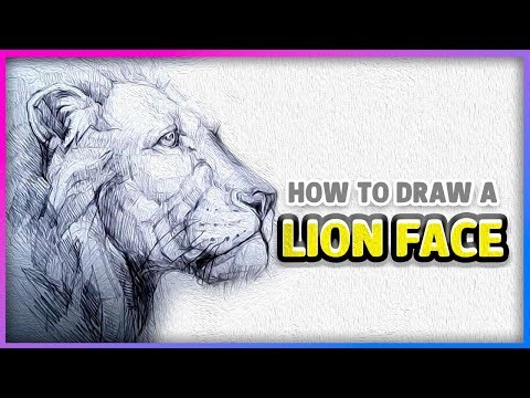 How to Draw a Realistic Lion Face 🦁 | Step-by-Step Pencil Drawing Tutorial for Beginners
