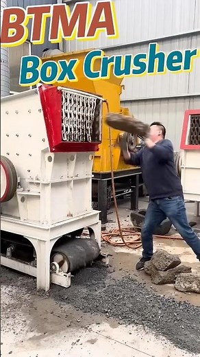 Box Crusher Built for Heavy-Duty Crushing