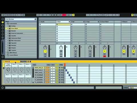 Ableton Live - Organise Your Samples - Using Drum Racks Part 1/3