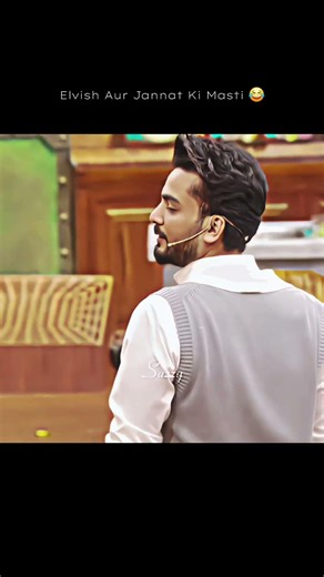 elvish Jannat Masti #elvishyadav #jannatzubair #laughterchefs3 #shorts #youtubeshorts #youtube