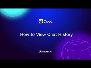 Coco AI : How to View Chat History