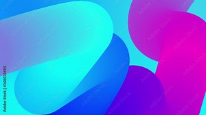 beautiful gradients with shades of blue purple flow along elegantly twisted line or pipe. Beautiful modern design background with smooth loop animation of liquid gradient in 4k. Luma matte as alpha Stock Video