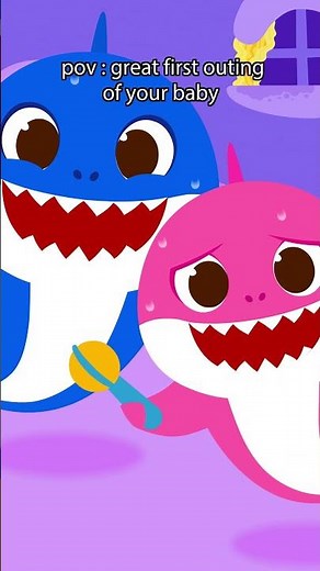 🦈 宝宝鲨第一次出门会发生的事情 #shorts