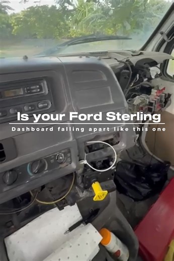 Bringing Sterling truck dashboards back to life. 🔥 Follow us to see incredible transformations and professional restorations that make old interiors look brand new again. You won’t believe the before & after results! #truck #sterlingdashboard #sterlingtruck | Dashboard Cover Designer Corp