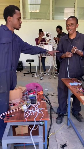 Mechatronics students doing their best #engineering #jkuat