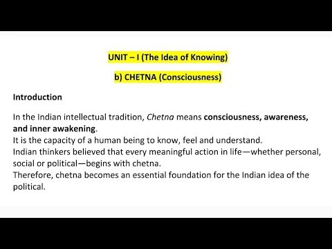 Unit 1(The Idea of Knowing)- Chetna | Quick Notes for Answer Writing and Revision | DU