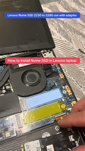 Lenovo Nvme SSD 2230 to SSD 2280 use with adapter #ssd #nvme #2230to2280 #nvmessd
