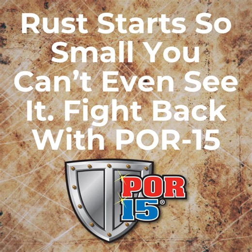 A little bubble under your vehicle’s paint could mean *a lot* of damage underneath. But no worries - POR-15’s 3-Step System stops rust in its tracks and keeps it from coming back! Learn more at https://por15.com/collections/all/products/3-step-stop-rust-system | POR-15, Inc. | Facebook