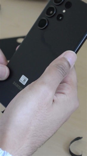 Samsung Galaxy S23 Ultra Phantom Black Unboxing