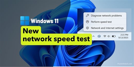 Windows 11 new speed test option and upcoming changes