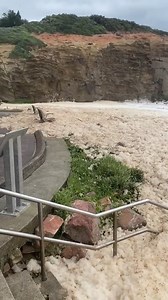 20K views · 276 reactions | Where's the sand!? 樂 It's been covered by what looks like a lot of brown shaving cream and it's being washed in on a lot of Hunter beaches, including Redhead. Have you got a photo or video of the sea foam to share?  : Lucas Samways | ABC Newcastle | Facebook