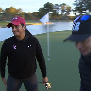 15K views · 136 reactions | Megha Ganne defeats Zoe Slaughter in 22 holes and Stanford Women's Golf is moving on to the East Lake Cup finals!  : Golf Channel & Peacock | #NCAAGolf | Golf Channel | Facebook