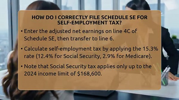 How Do I Correctly File Schedule SE For Self-employment Tax? - Asian American CPA