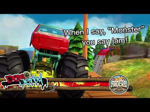 😎 MONSTER JAM THEME SONG + HOT WHEELS MONSTER TRUCKS! 🎤
