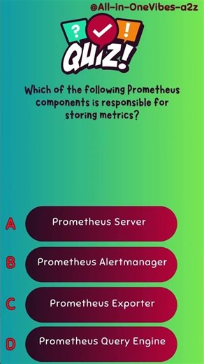 Which of the following Prometheus components is responsible for storing metrics?