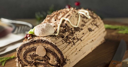 Laurent Mariotte : la recette de sa bûche de Noël chocolat-pralin super facile et sans cuisson !