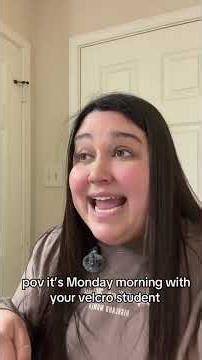 “When a student asks for your picture and you panic 😭📸 #TeacherLife”