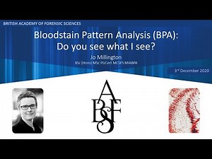 Bloodstain Pattern Analysis (BPA): Do you see what I see?